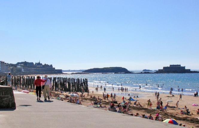 Saint Malo Bel Appartement Neuf Pres Gare Plage Sillon Intramuros Parking Prive Exterior foto